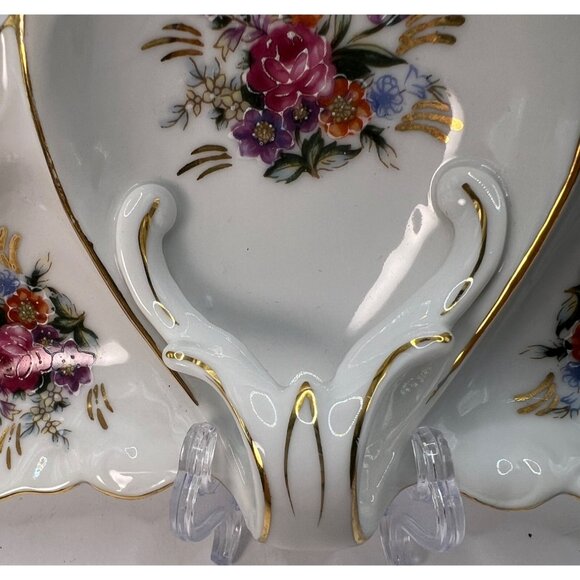 Bavaria 3 Compartment Floral Dish, No Chips - Picture 4 of 7